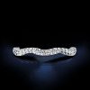 Wave Eternity Wedding Band - 925 Sterling Silver, 2.15 CT. TW.