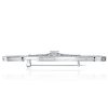Antique Art Deco White Sapphire Brooch - Sterling Silver Bar Pin