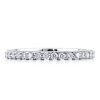 Triple Row Round & Pear Cut Stackable Ring Set - 925 Sterling Silver, 2.29 CT. TW.