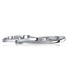 Vintage Style White Sapphire Brooch - 925 Sterling Silver - Elegant Women's Pin