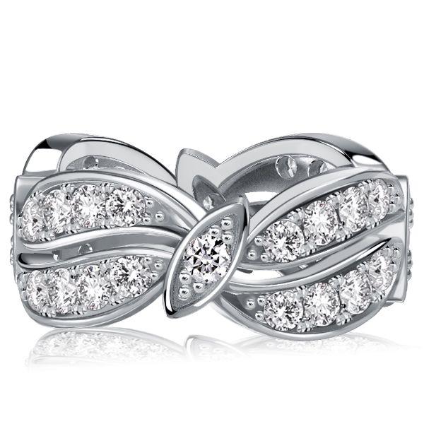 Round Cut Vintage Eternity Band - 925 Sterling Silver Wedding Ring - 1.62 CT TW