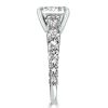 Cushion Cut Sterling Silver Engagement Ring - 2.5 CT Center Stone