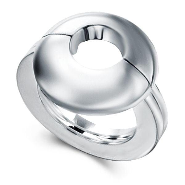 1.0 CT Center Stone Sterling Silver Wedding Ring Set with Rhodium Finish