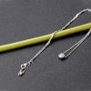 925 Sterling Silver Round Cut Pendant Necklace - Simple & Classic Design