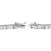 Radiant Cut Tennis Necklace - 925 Sterling Silver - On Sale