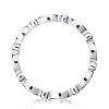 Sterling Silver Round Cut 3-Piece Wedding Ring Set - Engagement & Wedding Bands