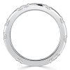 Scalloped Pavé Eternity Band - 925 Sterling Silver Wedding Ring for Women (0.30 CT. TW.)