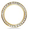 1.67 CT. TW. White Sapphire Multi Row Wave Band Ring in Rhodium Plated Sterling Silver