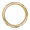 Vintage Inspired Two-Tone Sterling Silver Wedding Band for Women - 0.71 CT TW