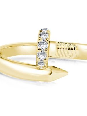 18K Gold Plated Sterling Silver Wedding Band - 10.3mm Wide
