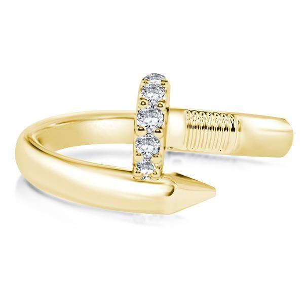 18K Gold Plated Sterling Silver Wedding Band - 10.3mm Wide