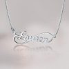 Personalized Infinity Name Necklace - Sterling Silver Custom Love Jewelry