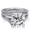 925 Sterling Silver Wedding Ring Set - Engagement & Promise Rings for Couples