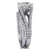 925 Sterling Silver Wedding Ring Set - Engagement & Promise Rings for Couples