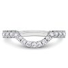 3-Piece Classic Solitaire Created White Sapphire Wedding Set in Sterling Silver