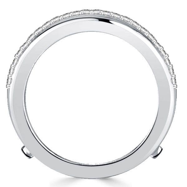 Baguette Enhancer Wedding Band - Sterling Silver Ring Guard - 2.90 CT. TW.