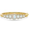 Opal Bangle Bracelet - Halo Opal Silver Bangle - Antique Style