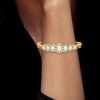 Opal Bangle Bracelet - Halo Opal Silver Bangle - Antique Style