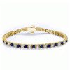 Classic Round Cut Tennis Bracelet for Women in 925 Sterling Silver