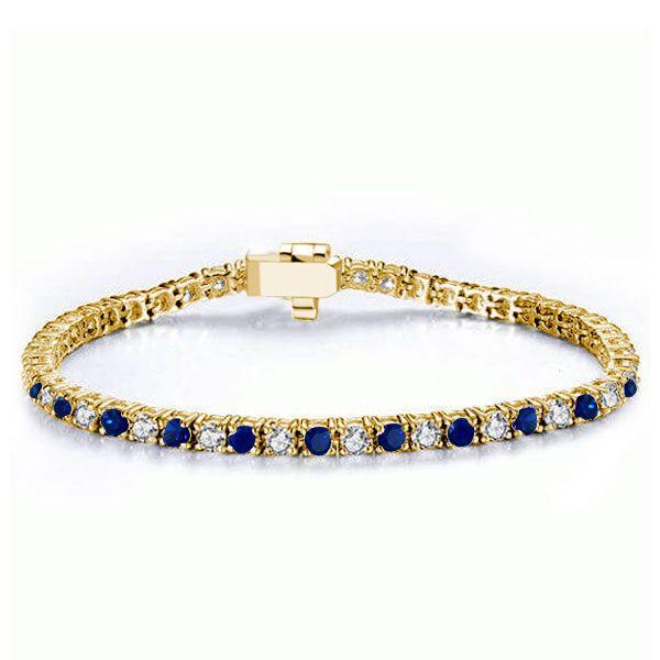 Classic Round Cut Tennis Bracelet for Women in 925 Sterling Silver