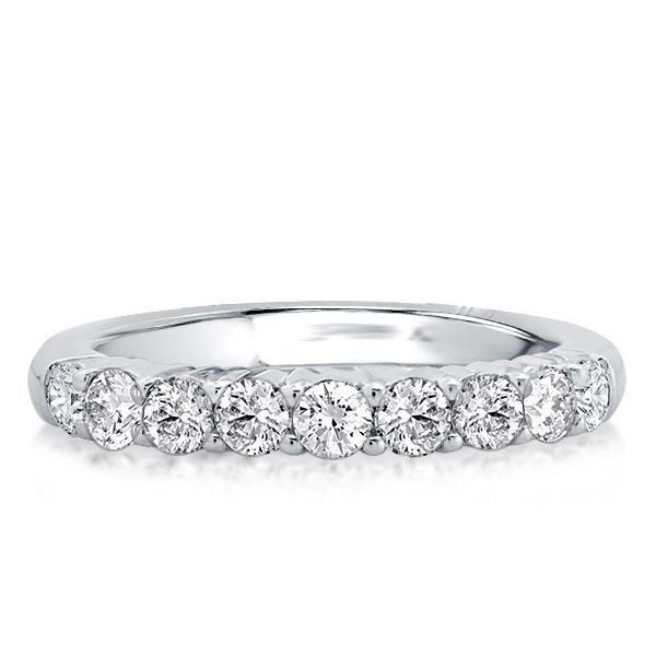 Sapphire Bridal Set: Sterling Silver Round & Pear Cut Three Stone Engagement Ring