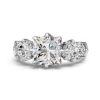 4.78 CTW Cushion Cut Multi-Stone Eternity Ring for Women in Sterling Silver