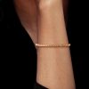 18K Gold Plated Sterling Silver Cuban Link Bracelet with Emerald Sapphire Stones