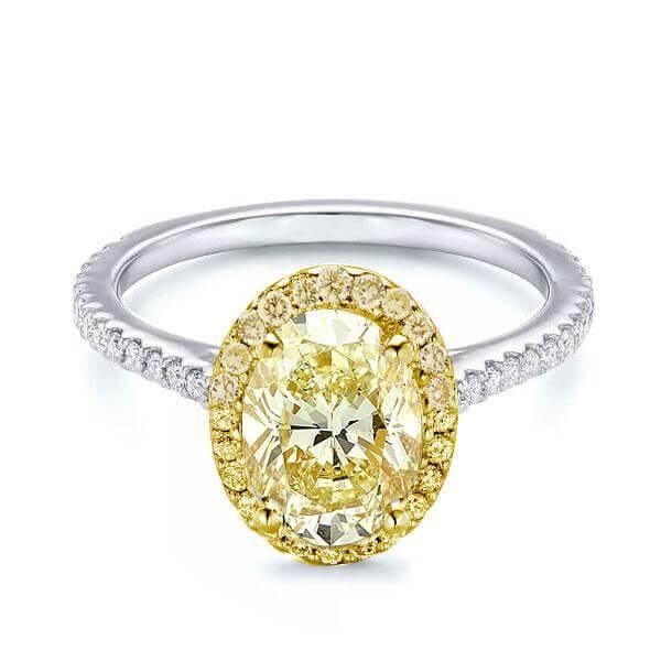 Sterling Silver Engagement Ring - 2.0 CT Center Stone, Multiple Plating Options