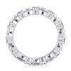 Eternity Sterling Silver Thin Wedding Band - Classic Design