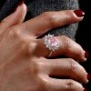 Two-Tone Princess Cut Simulated Diamond Engagement Ring in Sterling Silver