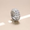 10.63mm Wide 925 Sterling Silver Wedding Ring with High Carat Weight