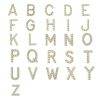 Personalized Initial Necklace - 18K Gold Plated Sterling Silver Bezel Letter Pendant
