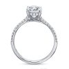 Split Pear Cut 6.00 CT Simulated Diamond Engagement Ring in Sterling Silver