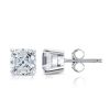 925 Sterling Silver Cross Necklace and Earrings Jewelry Set