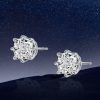 Cushion Cut Stud Earrings - 3.0 CT. TW. Simulated Diamond - Sterling Silver