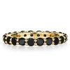 Eternity Wedding Band Ring, Classic Round Cut Stones in 925 Sterling Silver