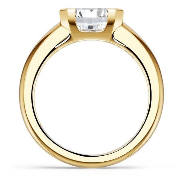 Radiant Cut Engagement Ring in 18K Gold Plated Sterling Silver (1.75 CT. TW.)