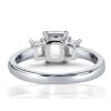 Disney Inspired Engagement Ring, 925 Sterling Silver, 3.33 CT. TW. Stones