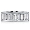 Baguette Cut Eternity Wedding Band - 925 Sterling Silver - 5.29 CT. TW.