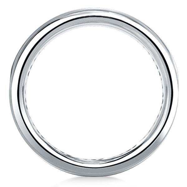 Sterling Silver Channel Set Wedding Band - 2.15 CT. TW.