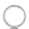 Sterling Silver Three-Quarters Round & Pear Bridal Ring Set - 2.3 CT Center Stone