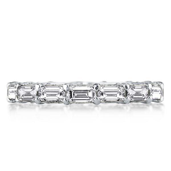 Women's Eternity Baguette Wedding Band in Rhodium-Plated Sterling Silver (4.35 CT. TW.)