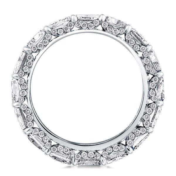 Women's Eternity Baguette Wedding Band in Rhodium-Plated Sterling Silver (4.35 CT. TW.)