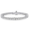 925 Sterling Silver Round Cut Tennis Bracelet for Women | 7.40 CT. TW | Rhodium Plated