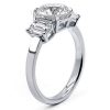 Disney Inspired Sterling Silver Engagement Ring - 3.33 CT. TW. Simulated Diamonds