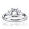 Disney Inspired Sterling Silver Engagement Ring - 3.33 CT. TW. Simulated Diamonds