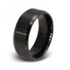 Black Tungsten Wedding Band for Men - 8MM Classic Ring - Comfort Fit