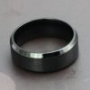 Black Tungsten Wedding Band for Men - 8MM Classic Ring - Comfort Fit