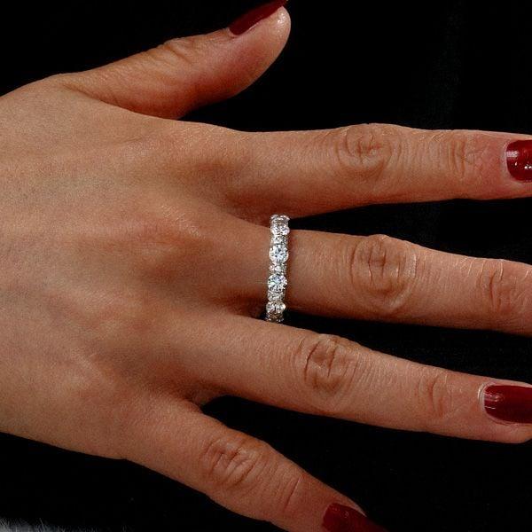 Eternity Bar Setting Wedding Band | 925 Sterling Silver & 2.65 CT. TW. Stones