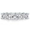 White Gold Plated Sterling Silver Wedding Band for Women | 5.95 CT TW Simulated Diamond